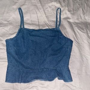 Jean summer top!